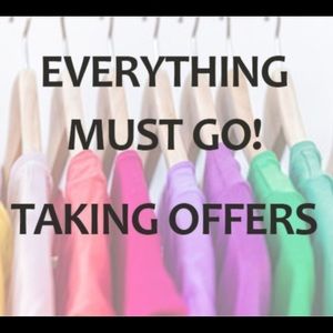 CLOSET CLEAR OUT🎉